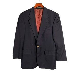 FIORI Pure Wool Sports Coat Blazer in Black Sz 40R